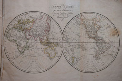 Abrégé de l'histoire générale des voyages, contenant ce qu'il y a de plus remarquable, de plus utile et de mieux avéré dans les pays où les voyageurs ont pénétré; les mœurs des habitants, la religion, les usages, arts et sciences, commerce et manufactures; par J.F. LAHARPE. Nouvelle édition, revue et corrigée avec le grand soin, et accompagnée d'un bel Atlas In-folio.