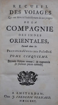 Recueil des Voyages qui ont servi à l’établissement & aux progrès de la compagnie des Indes Orientales, formée dans les Paîs-Bas. . RENNEVILLE