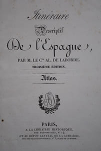 Itinéraire descriptif de l’Espagne, troisième édition.