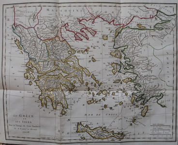 Recueil de Cartes Géographiques, Plans, Vues et Médailles de l’Ancienne Grèce, Relatifs au Voyage du Jeune Anacharsis ; Précédé d’une Analyse Critique des Cartes.