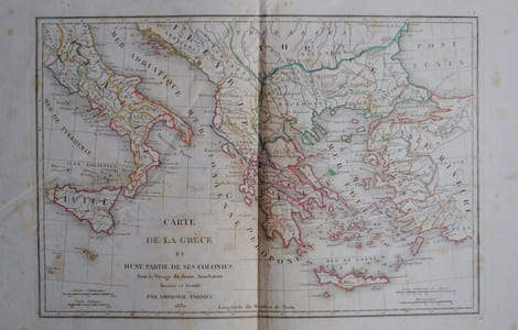 Voyage du Jaune Anacharsis en Grèce. ATLAS.