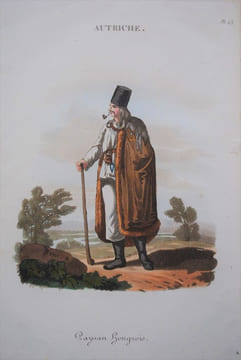 L'Autriche, Costumes, Mœurs et Usages des Autrichiens. Suite de gravures coloriées avec leurs explications.. EYRIES, J.-B.-B.