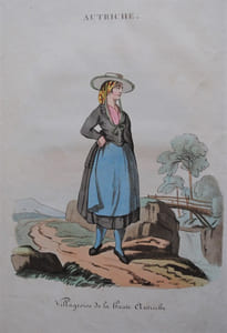 L'Autriche, Costumes, Mœurs et Usages des Autrichiens. Suite de gravures coloriées avec leurs explications.