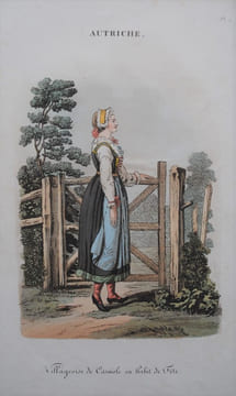 L'Autriche, Costumes, Mœurs et Usages des Autrichiens. Suite de gravures coloriées avec leurs explications.. EYRIES, J.-B.-B.