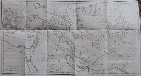 Histoire des expéditions d’Alexandre ; rédigée sur les mémoires de Ptolémée et d’Aristobule, ses lieutenans. Traduction nouvelle par P. Chaussard. . ...