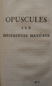 Lettres au R.P. PARRENIN, Jésuite, Missionnaire à Pékin ; contenant diverses questions sur la Chine. Nouvelle édition, Revue, corrigée & augmentée de divers Opuscules sur différentes matières. 