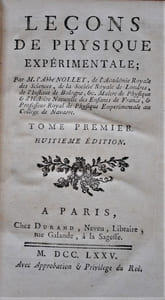 Leçons de physique expérimentale.