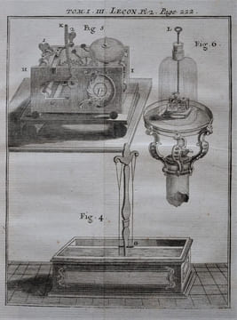 Leçons de physique expérimentale.. NOLLET (Jean-Antoine, abbé)
