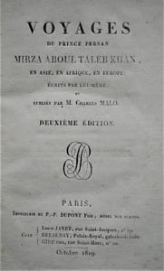 Voyages du Prince Persan en Asie, en Afrique, en Europe écrits par Lui-même, et publié par M. Charles MALO.