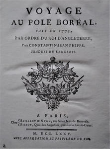 VOYAGE AU POLE BOREAL, FAIT EN 1773, PAR ORDRE DU ROI D’ANGLETERRE.