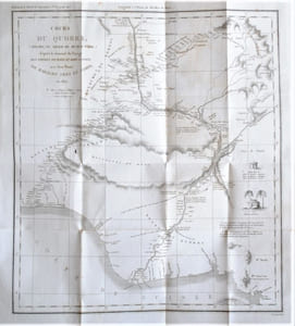 JOURNAL D’UNE EXPEDITION ENTREPRISE DANS LE BUT D’EXPLORER LE COURS ET L’EMBOUCHURE DU NIGER, OU RELATION D’UN VOYAGE SUR CETTE RIVIERE DEPUIS YAOURIE JUSQU’À SON EMBOUCHURE. TRADUIT DE L’ANGLAIS PAR MME LOUISE SW. -BELLOC.