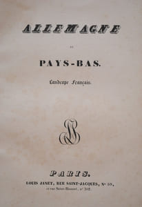 ALLEMAGNE ET PAYS-BAS . LANDSAPE FRANÇAIS.
