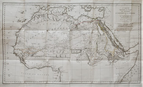 Voyage dans l'Afrique septentrionale, depuis Le Caire jusqu'à Mourzouk, capitale du royaume de Fezzan. Suivi d'éclaircissements sur la géographie de ...