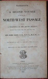 NARRATIVE OF A SECOND VOYAGE IN SEARCH OF A NORTH WEST PASSAGE