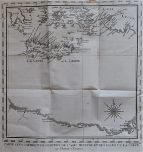 Lettres sur l’Egypte, où l’on trouve le parallèle des mœurs anciennes et modernes de ses habitans, où l’on décrit l’état, le commerce, l’agriculture, le gouvernement du pays, et la descente de S. Louis à Damiette tirée de Joinville et des auteurs arabes, avec des cartes géographiques. Auquel on a joint un quatrième volume, Lettres sur la Grèce faisant suite de celles sur l’Egypte.