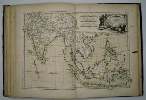 Atlas moderne ou Collection de cartes sur toutes les parties du Globe Terrestre par plusieurs auteurs. . BONNE , Rigobert