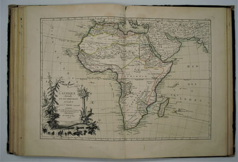 Atlas moderne ou Collection de cartes sur toutes les parties du Globe Terrestre par plusieurs auteurs. . BONNE , Rigobert
