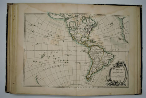 Atlas moderne ou Collection de cartes sur toutes les parties du Globe Terrestre par plusieurs auteurs. . BONNE , Rigobert