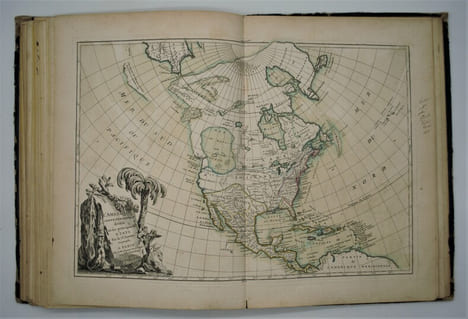 Atlas moderne ou Collection de cartes sur toutes les parties du Globe Terrestre par plusieurs auteurs. . BONNE , Rigobert