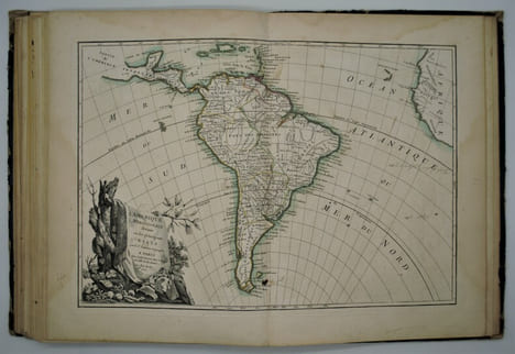 Atlas moderne ou Collection de cartes sur toutes les parties du Globe Terrestre par plusieurs auteurs. . BONNE , Rigobert