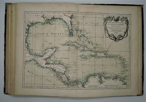 Atlas moderne ou Collection de cartes sur toutes les parties du Globe Terrestre par plusieurs auteurs. . BONNE , Rigobert