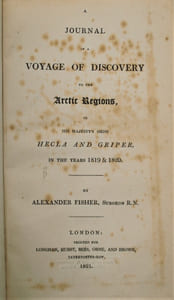 A journal of a voyage of discovery to the Arcric regions in his majesty' ship Hecla and Griper in the Years 1819 & 1820