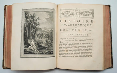 Histoire philosophique et politique des établissements et du commerce des européens dans les deux Indes. . RAYNAL , (Guillaume-Thomas)