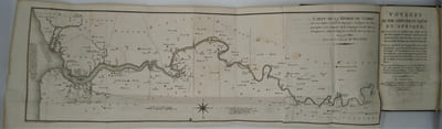 Voyages en Afrique, entrepris et publiés par ordre de la Société anglaise d'Afrique ; avec le plan de fondation de cette société, et une carte du nord de l'Afrique, par le major Rennel : suivis d'extraits de voyages faits à la rivière de Gambie… et d'un mémoire écrit sous le règne de Charles II, concernant la grande quantité d'or qu'on trouve près de cette rivière ; avec une carte de ce fleuve et de ses environs, tracée sur les lieux. 