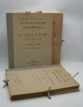 Iconographie historique de l’Algérie depuis le seizième siècle jusqu’à 1871. (Collection
du Centenaire de l’Algérie, 1830 – 1930).. ESQUER, Gabriel.