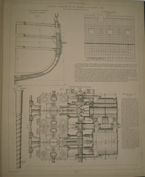 Souvenirs de Marine. Collection de plans ou dessins de navires et de bateaux anciens ou modernes existants ou disparus avec les éléments numériques ...