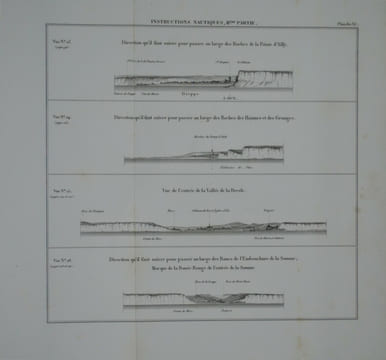 Instructions nautiques : partie des côtes septentrionales de France, comprise entre la Pointe de Barfleur et Dunkerque . GIVRY, Alexandre-Pierre
