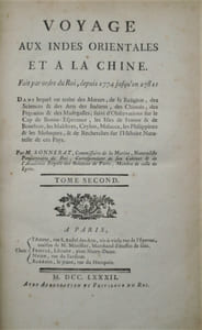 Voyage aux Indes orientales et à la Chine depuis 1774 jusqu'en 1781 : Dans Lequel on Traite Des Moeurs, de la Religion, Des Sciences & Des Arts Des Indiens, Des Chinois, Des Pégouins, & Des Madégasses ; Suivi D'Observations Sur le Cap de Bonne-Espérance, Les Isles de France & de Bourbon, Les Maldives, Ceylan, Malacca, Les Philippines & Les Moluques, & de Recherches Sur L'Histoire Naturelle de ces Pays