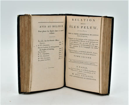 Relation des îles Pelew, situées dans la partie occidentale de l'océan pacifique; composée sur les journaux et les communications du capitaine Henri ...