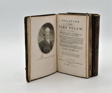 Relation des iles Pelew, situees dans la partie occidentale de l'ocean pacifique, composee sur les Journeaux et les communications du Capitaine Henri Wilson et de quelques-uns de ses Officiers, qui, en aout 1783, y ont fait naufrage sur l'Antelope, paquebot de la Compagnie des Indes orientales. 