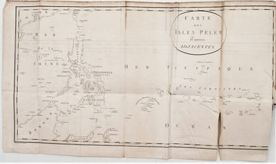 Relation des iles Pelew, situees dans la partie occidentale de l'ocean pacifique, composee sur les Journeaux et les communications du Capitaine Henri Wilson et de quelques-uns de ses Officiers, qui, en aout 1783, y ont fait naufrage sur l'Antelope, paquebot de la Compagnie des Indes orientales. 