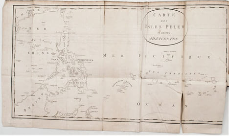 Relation des iles Pelew, situees dans la partie occidentale de l'ocean pacifique, composee sur les Journeaux et les communications du Capitaine Henri ...