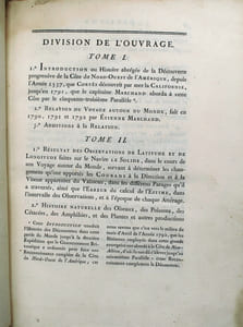 Voyage autour du monde, pendant les années 1790, 1791, et 1792, précédé d'une introduction historique, auquel on a joint des recherches sur les terres australes de Drake, et un examen critique du voyage de Roggeween ... par C. P. Claret Fleurieu