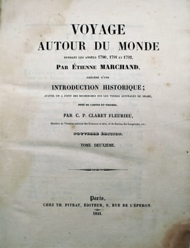 Voyage autour du monde, pendant les années 1790, 1791, et 1792, précédé d'une introduction historique, auquel on a joint des recherches sur les terres ...