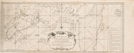 Voyage fait par ordre du Roi en 1750 et 1751, dans l'Amérique septentrionale, Pour rectifier les Cartes des Côtes de l'Acadie, de l'Isle Royale & de ...