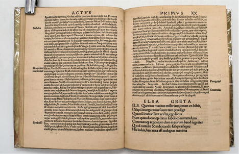 Scaenica progymnasmata, hoc estludicra praeexercitamenta, cum explanatione Jacobi spegel Selestani Caes. Secret . REUCHLIN (Johannes)