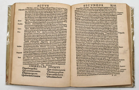 Scaenica progymnasmata, hoc estludicra praeexercitamenta, cum explanatione Jacobi spegel Selestani Caes. Secret . REUCHLIN (Johannes)