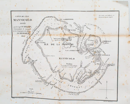 Voyage aux îles de la Mer du Sud entre 1827 et 1828, et relation de la découverte du sort de La Pérouse. . DILLON (Peter).