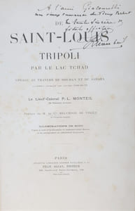 DE SAINT LOUIS A TRIPOLI PAR LE LAC TCHAD