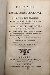 Voyage au cap de Bonne-Espérance, et autour du monde avec le capitaine Cook, et principalement dans le pays des Hottentots et des Caffres. 