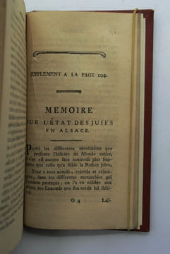 De la réforme politique des Juifs. Traduit de l'Allemand.. DOHM , Christian Wilhem von