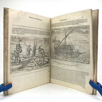 Premier livre de la navigation aux Indes orientales par les hollandois et des choses à eux advenues : ensemble les conditions, les moeurs et manières ...
