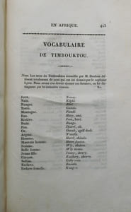 Voyages et découvertes dans le Nord et dans les parties centrales de l'Afrique, à travers le grand désert, jusqu'au 10e d. de latitude nord, et depuis Kouka, dans le Bornou, jusqu'à Sackatou, capitale de l'empire des Felatah ; joué dans les années 1822, 1823 et 1824