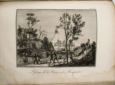 Voyage dans les quatre principales îles des mers d'Afrique fait par ordre du Gouvernement pendant les années neuf et dix de la république avec l'histoire de la traversée du capitaine Baudin jusqu'au Port-louis de l'Île Maurice