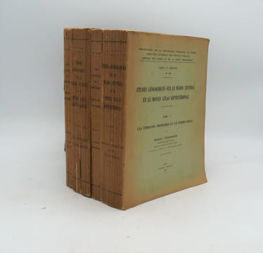 Études géologiques sur le Maroc Central et le Moyen Atlas Septentrional . TERMIER Henri