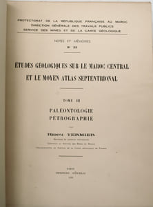 Études géologiques sur le Maroc Central et le Moyen Atlas Septentrional 